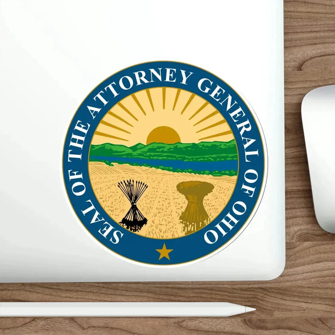 Seal of the Attorney General of Ohio STICKER Vinyl Die-Cut Decal - The Sticker Space