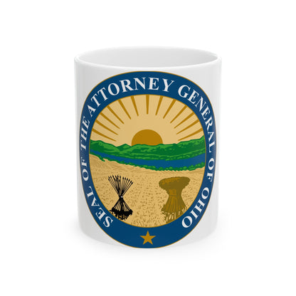 Seal of the Attorney General of Ohio - White Coffee Mug-11oz-The Sticker Space