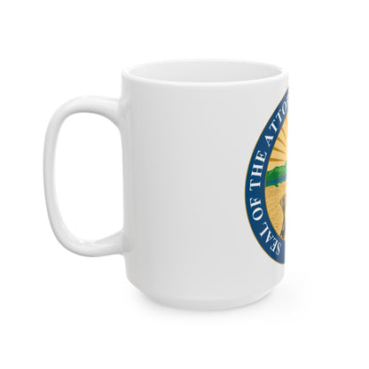 Seal of the Attorney General of Ohio - White Coffee Mug-The Sticker Space