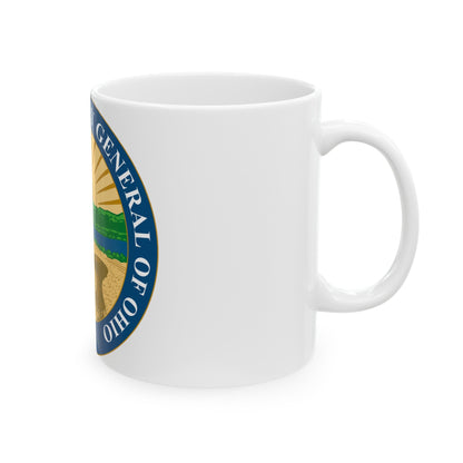 Seal of the Attorney General of Ohio - White Coffee Mug-The Sticker Space