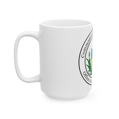 Seal of the Attorney General of Pennsylvania - White Coffee Mug-The Sticker Space