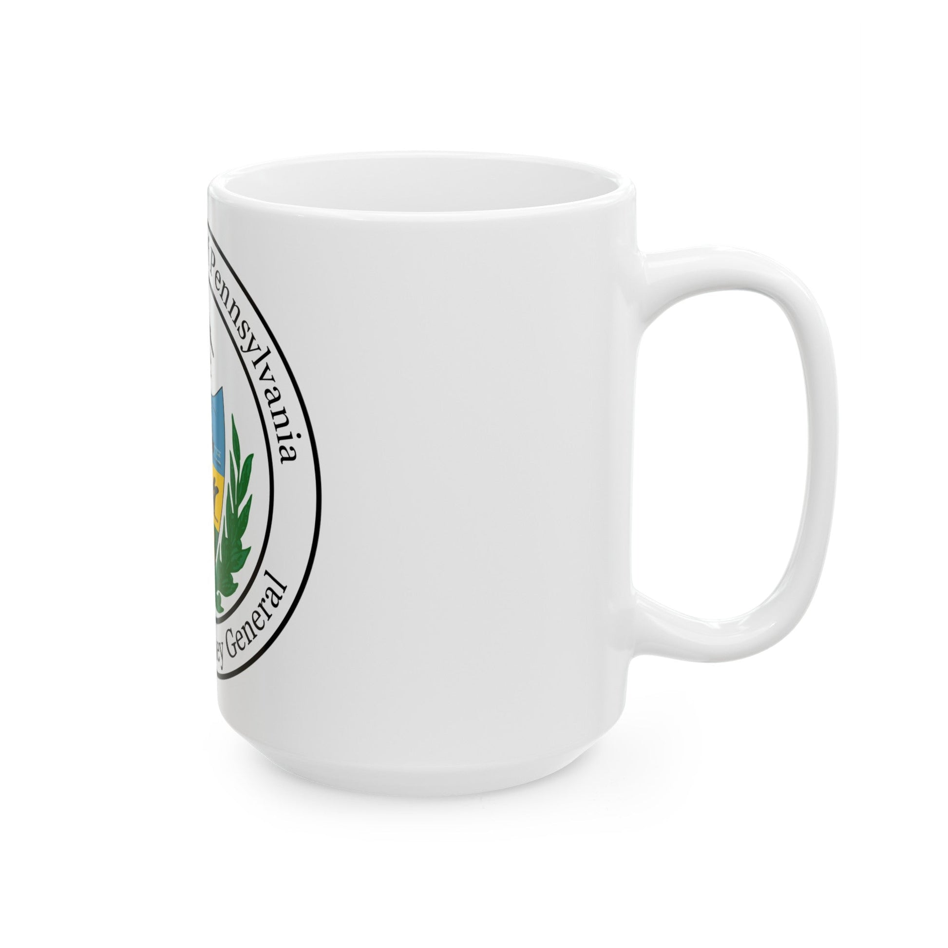 Seal of the Attorney General of Pennsylvania - White Coffee Mug-The Sticker Space