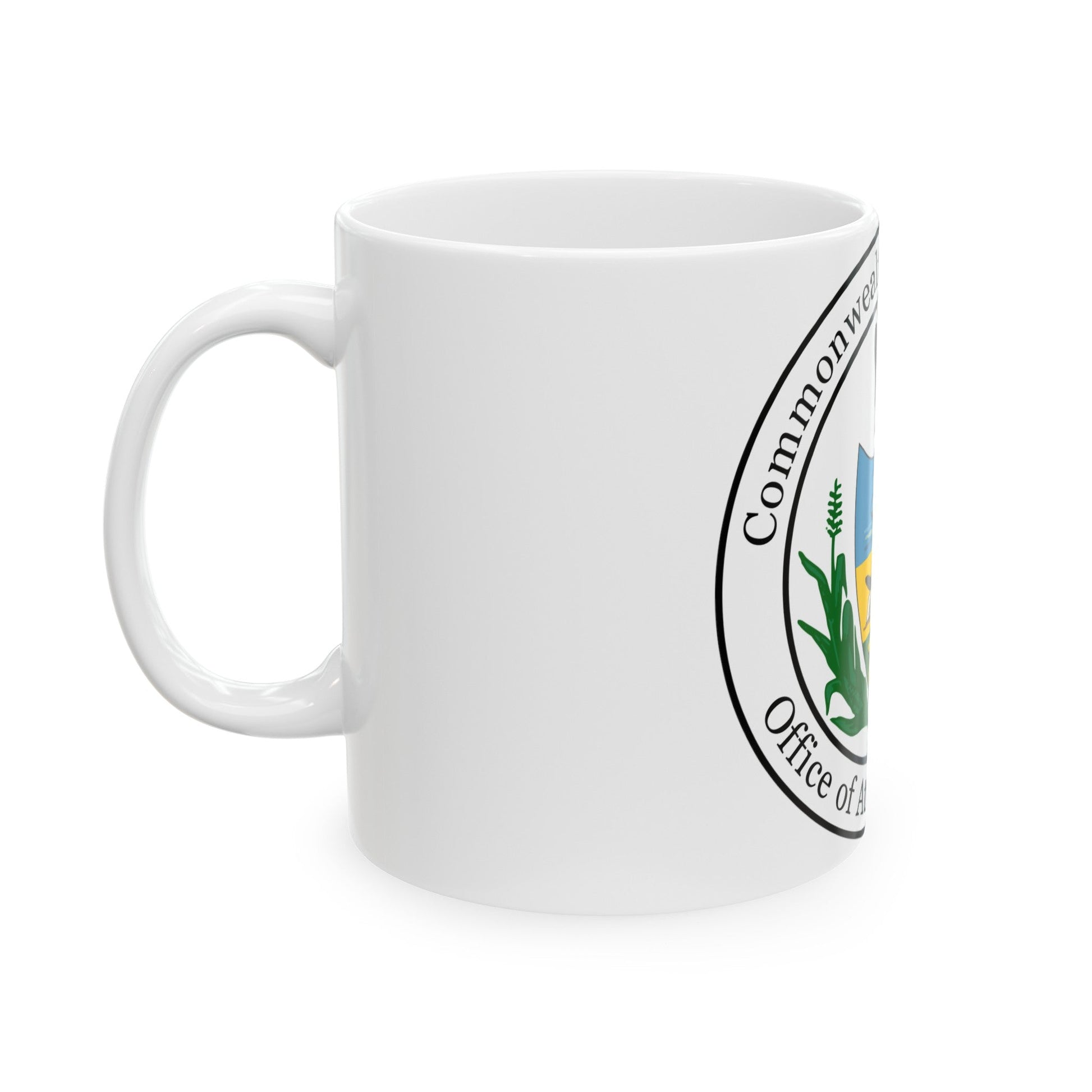 Seal of the Attorney General of Pennsylvania - White Coffee Mug-The Sticker Space