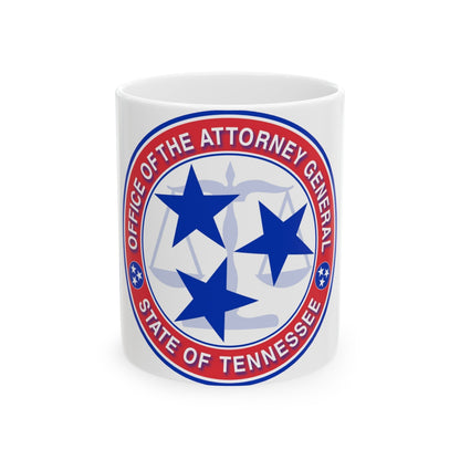 Seal of the Attorney General of Tennessee - White Coffee Mug-11oz-The Sticker Space