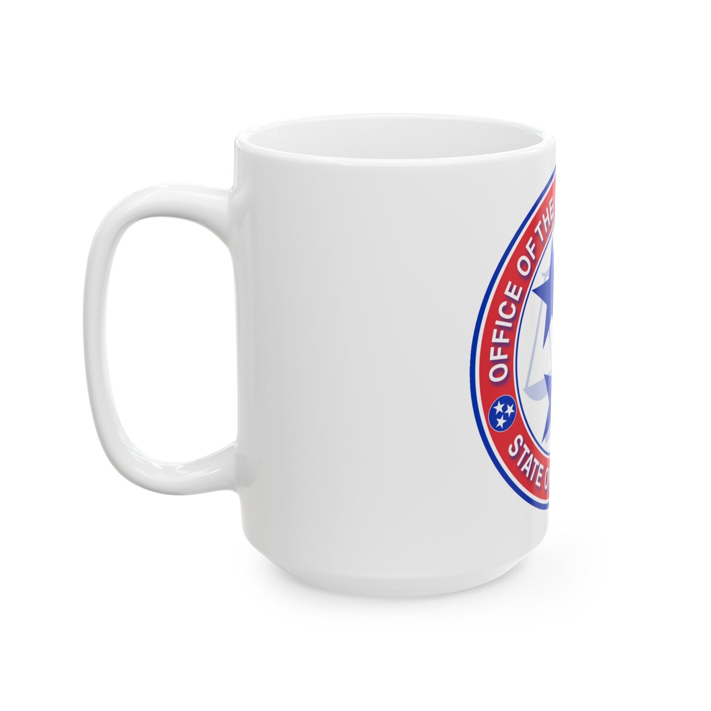 Seal of the Attorney General of Tennessee - White Coffee Mug-The Sticker Space