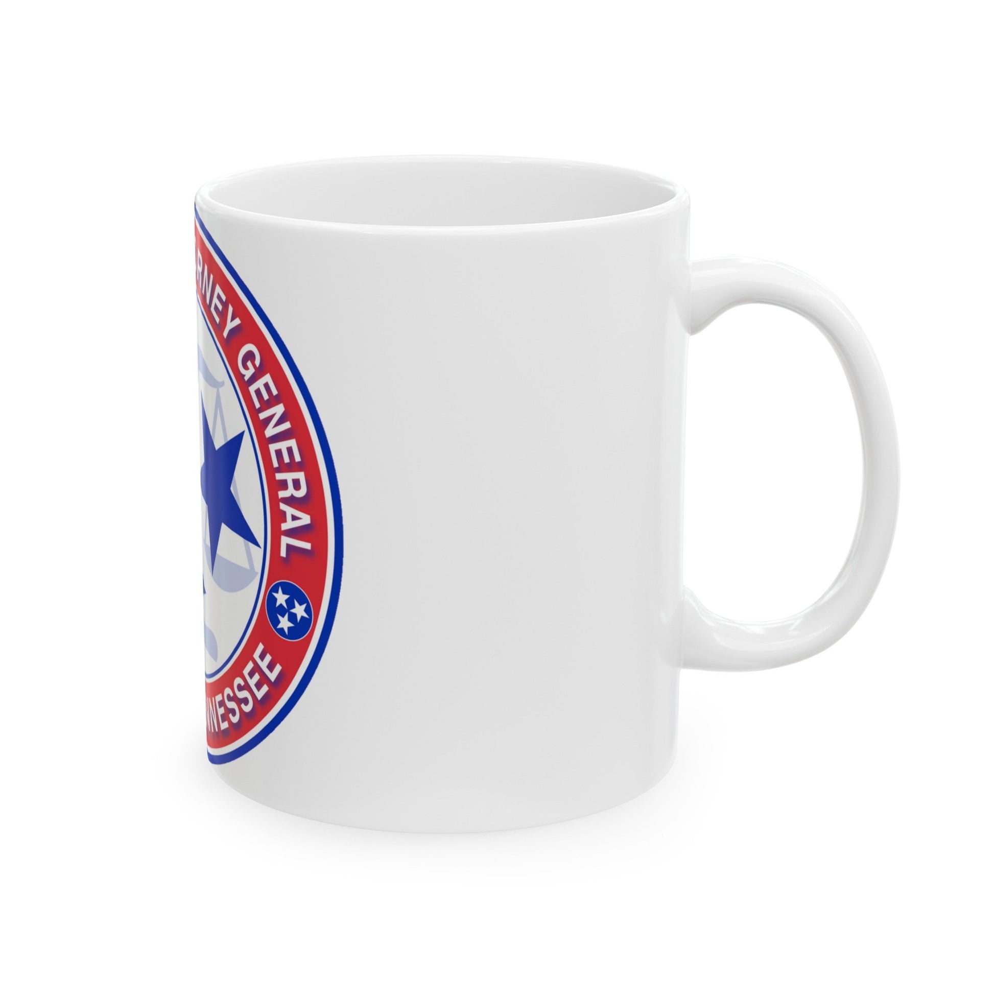 Seal of the Attorney General of Tennessee - White Coffee Mug-The Sticker Space