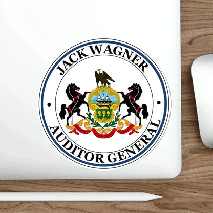 Seal of the Auditor General of Pennsylvania Jack Wagner STICKER Vinyl Die-Cut Decal - The Sticker Space