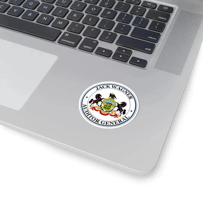 Seal of the Auditor General of Pennsylvania Jack Wagner - STICKER Vinyl Kiss-Cut Decal - The Sticker Space