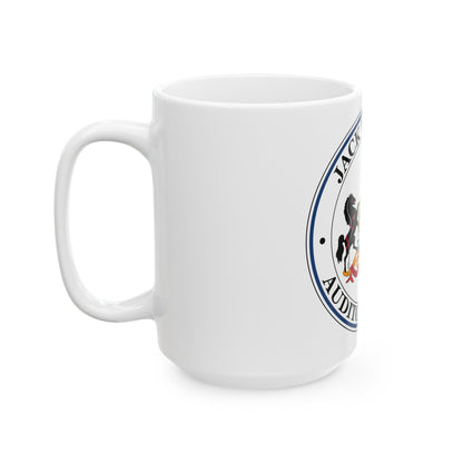 Seal of the Auditor General of Pennsylvania Jack Wagner - White Coffee Mug-The Sticker Space