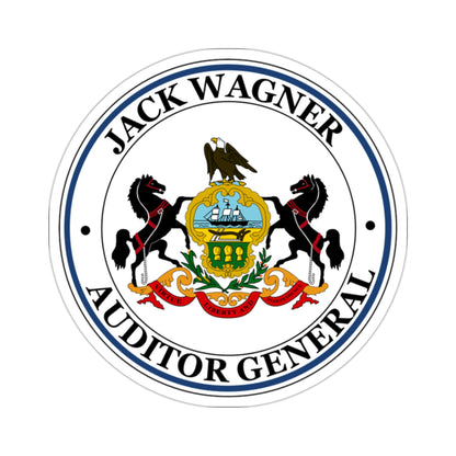 Seal of the Auditor General of Pennsylvania STICKER Vinyl Die-Cut Decal-2 Inch-The Sticker Space