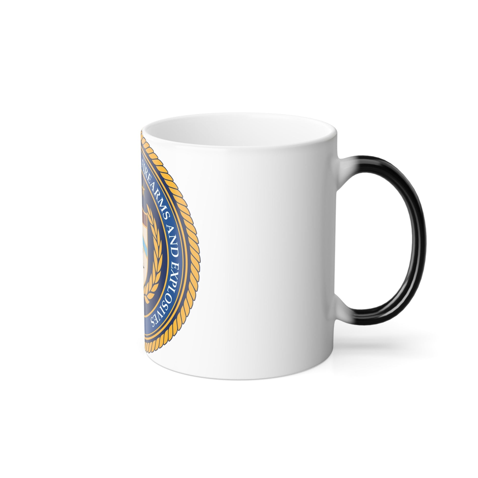 Seal of the Bureau of Alcohol Tobacco Firearms and Explosives - Color Changing Mug 11oz-11oz-The Sticker Space