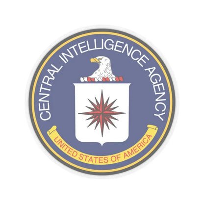 Seal of the Central Intelligence Agency - STICKER Vinyl Kiss-Cut Decal 4 Inch Transparent - The Sticker Space