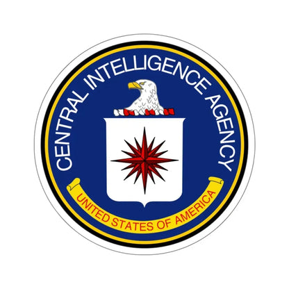 Seal of the Central Intelligence Agency - STICKER Vinyl Kiss-Cut Decal 4 Inch White - The Sticker Space