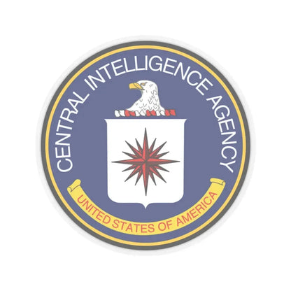 Seal of the Central Intelligence Agency - STICKER Vinyl Kiss-Cut Decal 6 Inch Transparent - The Sticker Space