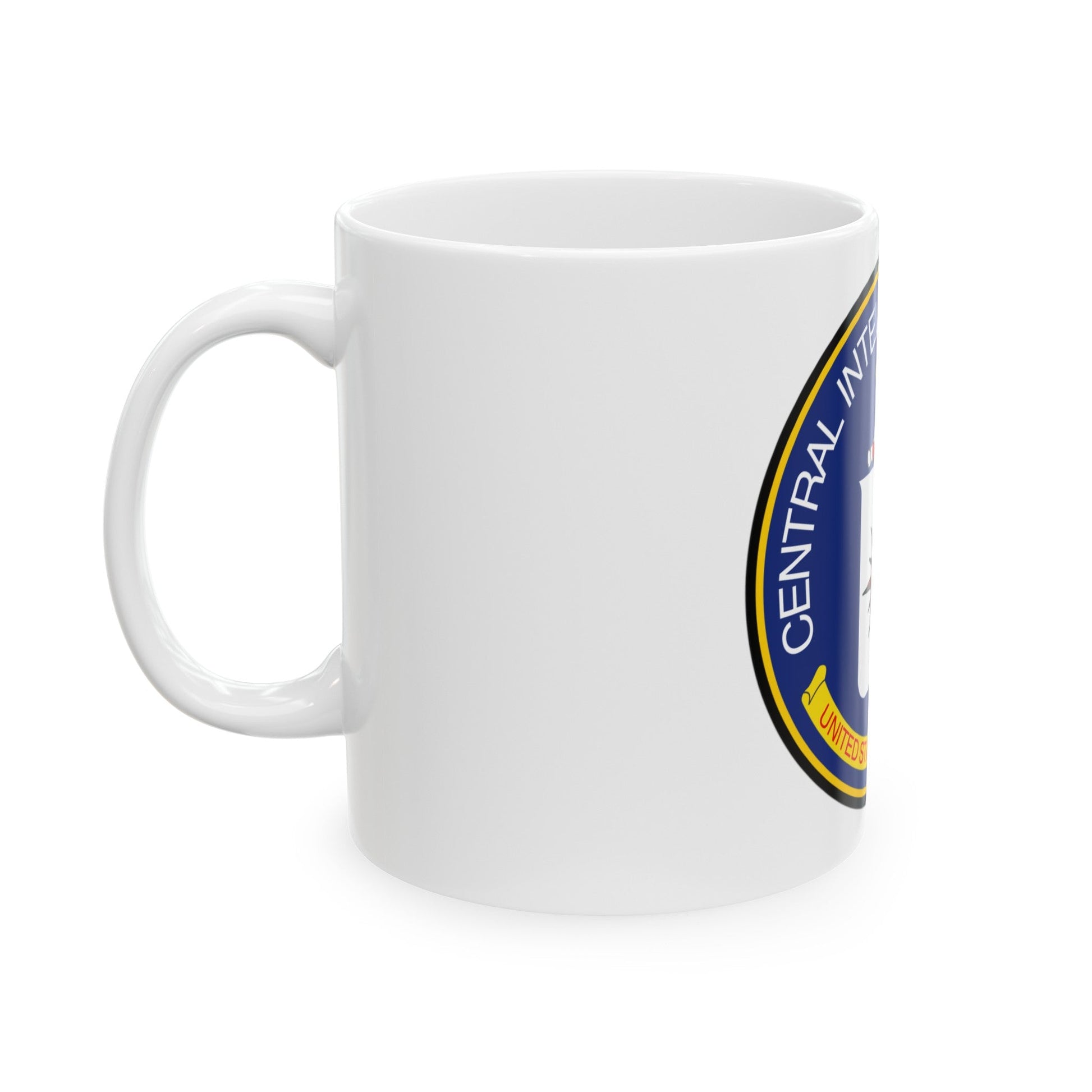 Seal of the Central Intelligence Agency - White Coffee Mug-The Sticker Space