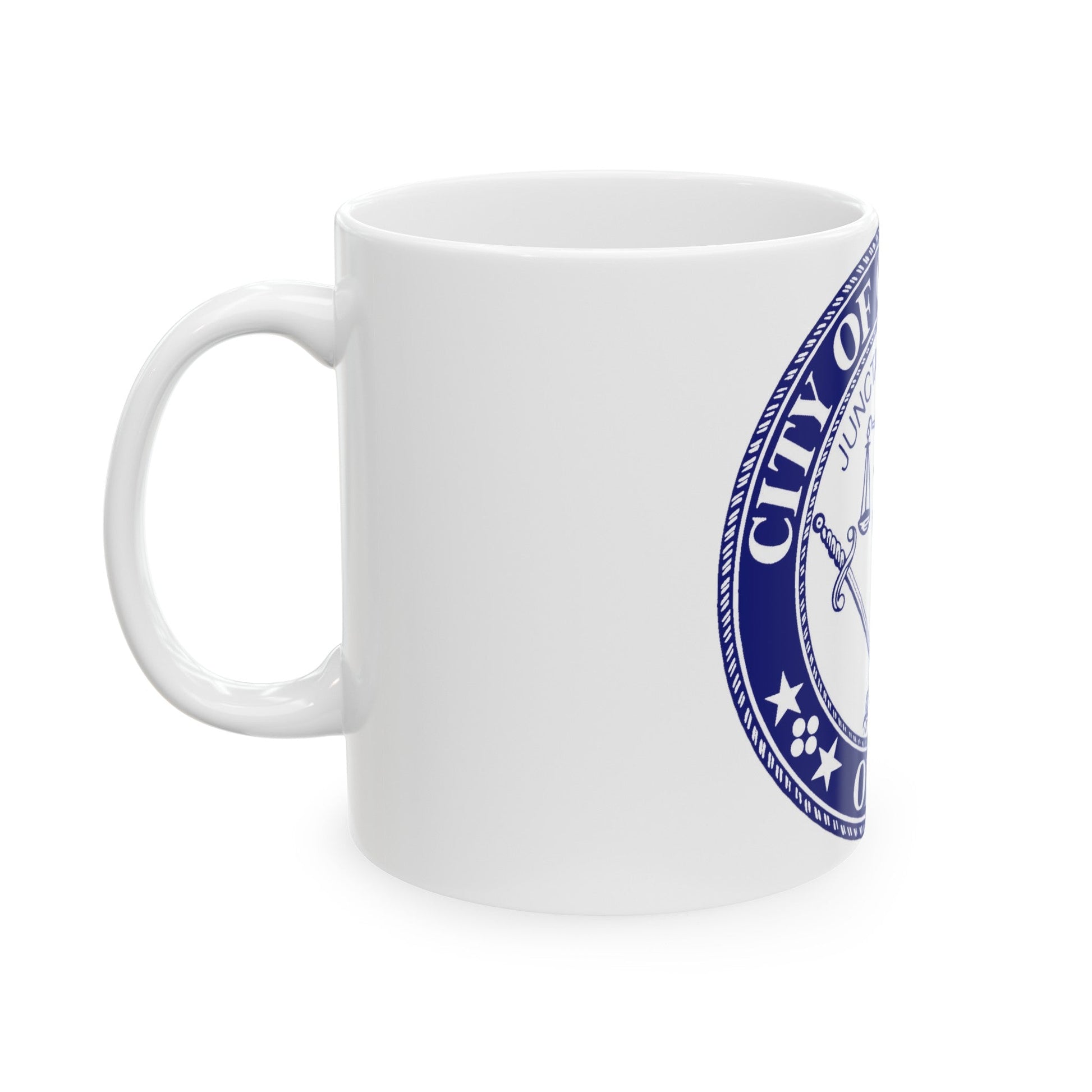 Seal of the City of Cincinnati (Ohio) - White Coffee Mug-The Sticker Space