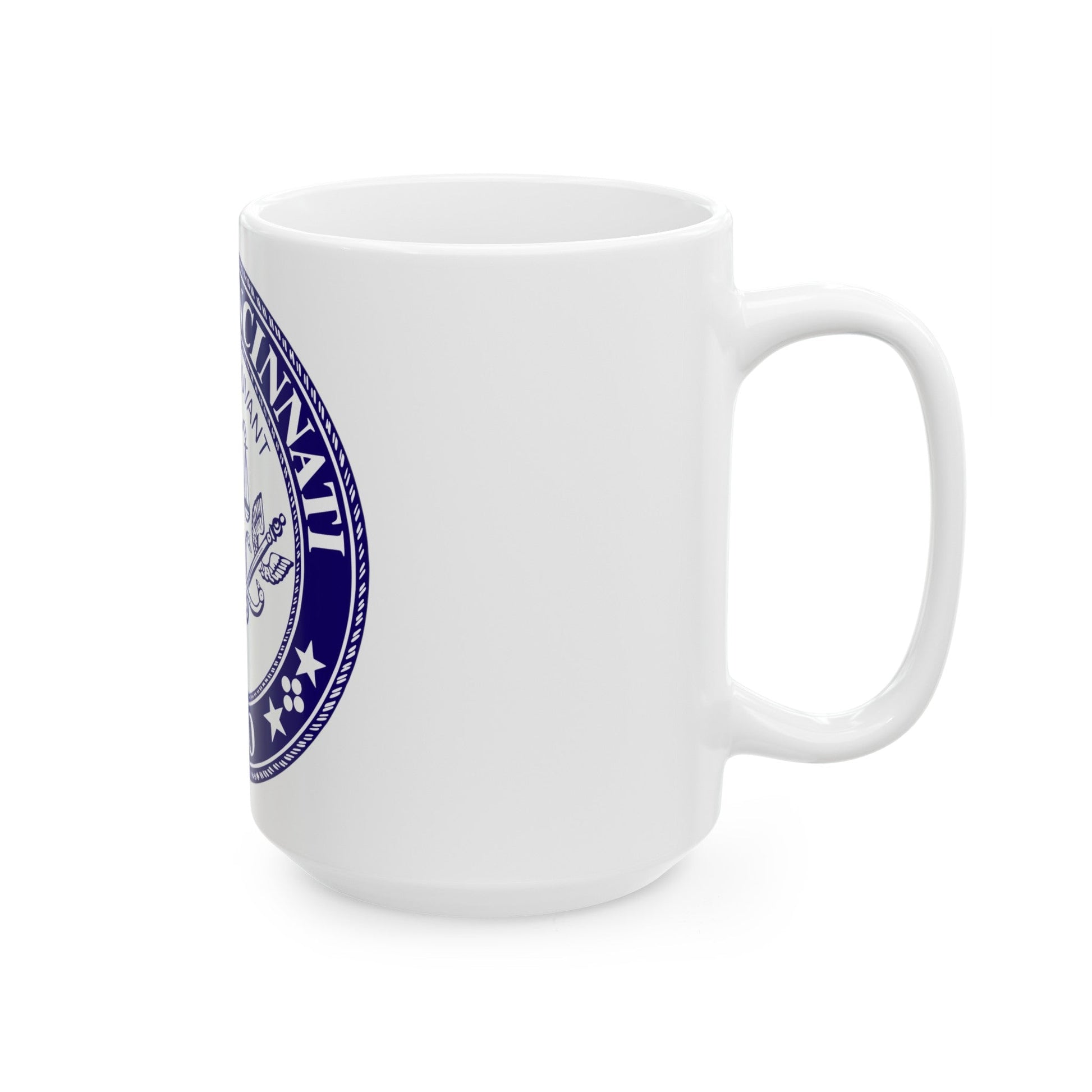 Seal of the City of Cincinnati - White Coffee Mug-The Sticker Space