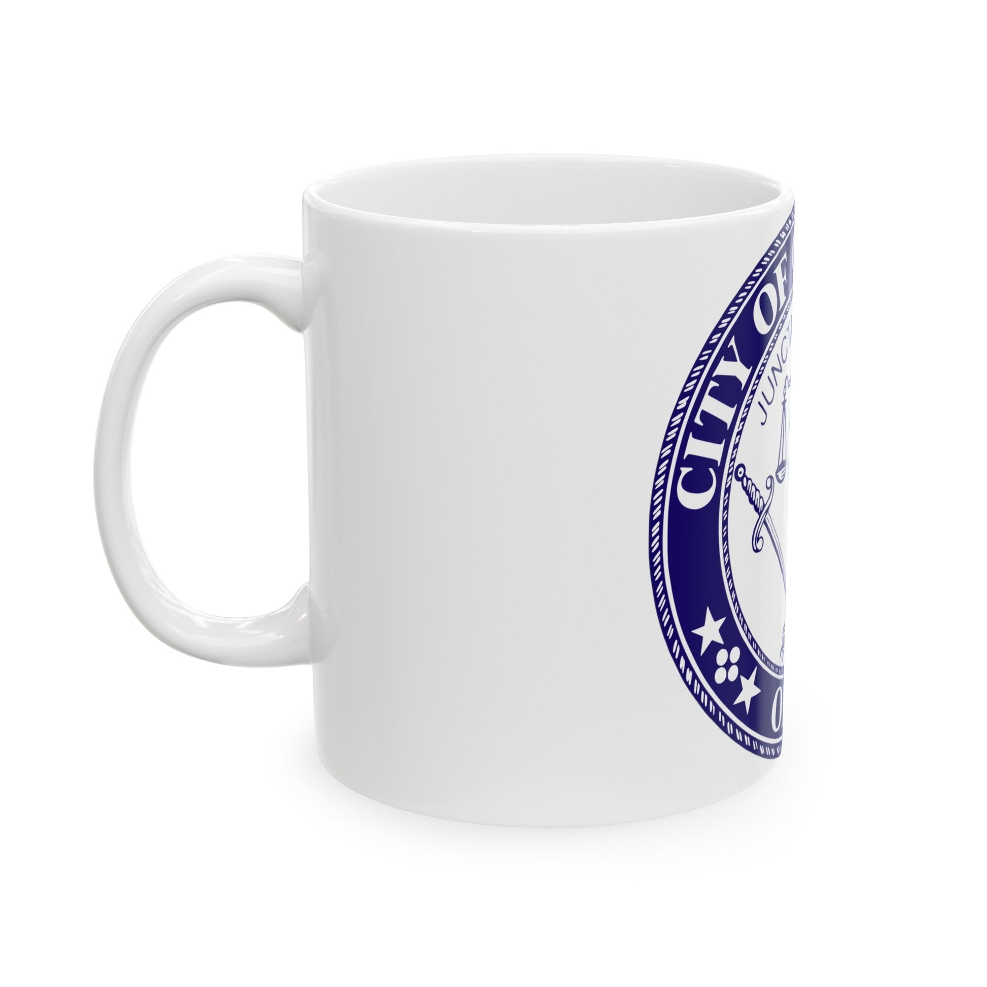 Seal of the City of Cincinnati - White Coffee Mug-The Sticker Space