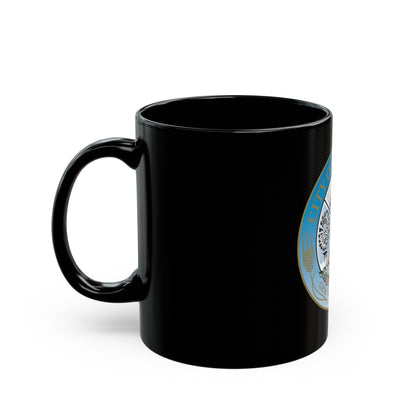 Seal of the City of Murrieta - Black Coffee Mug-The Sticker Space