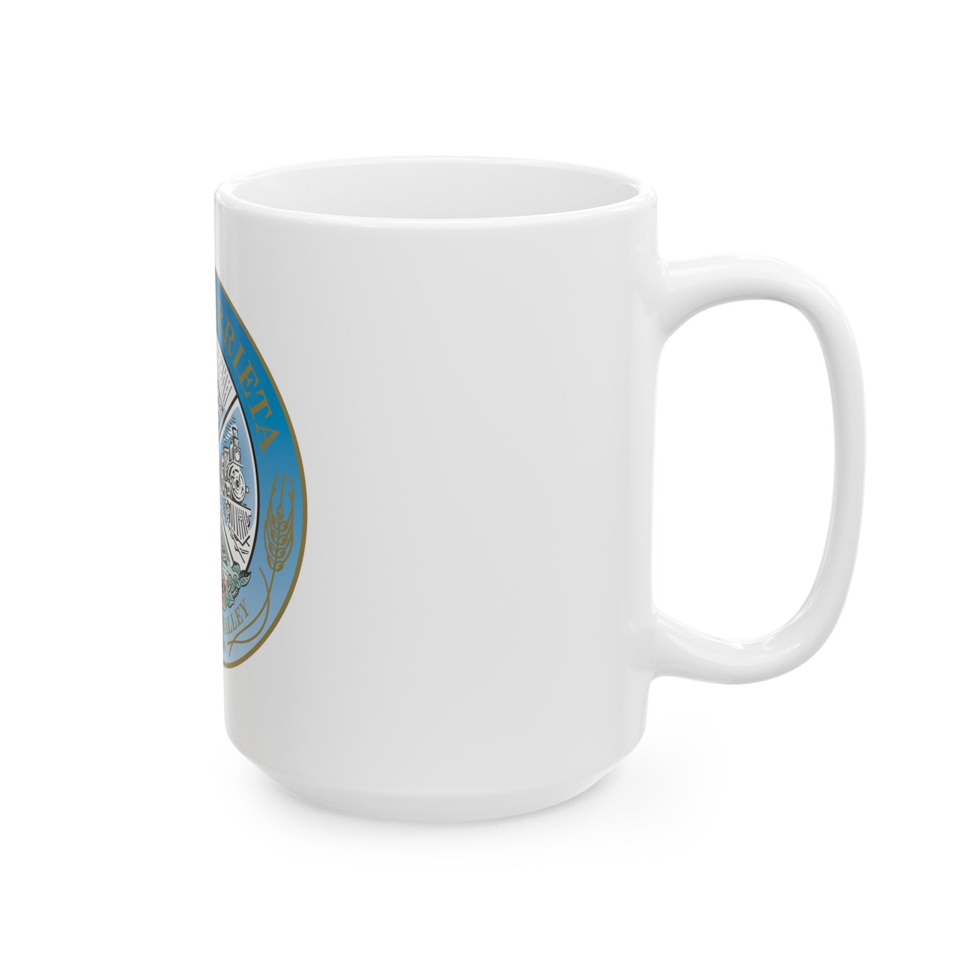 Seal of the City of Murrieta - White Coffee Mug-The Sticker Space