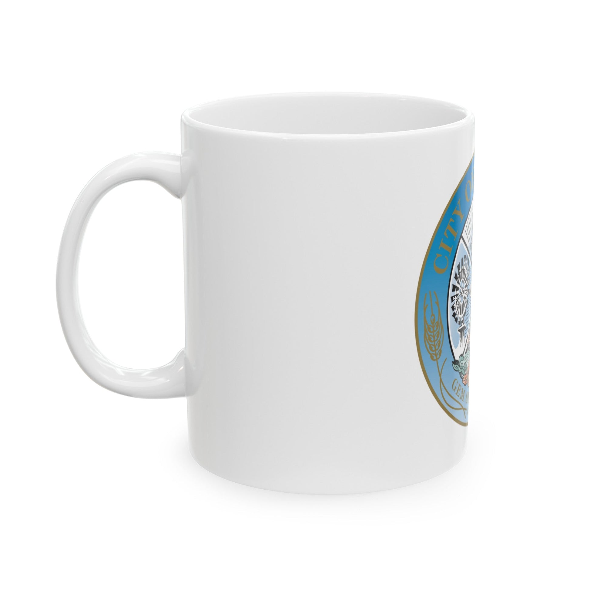 Seal of the City of Murrieta - White Coffee Mug-The Sticker Space