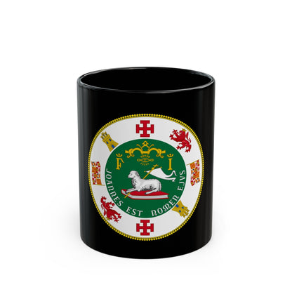 Seal of the Commonwealth of Puerto Rico - Black Coffee Mug-11oz-The Sticker Space