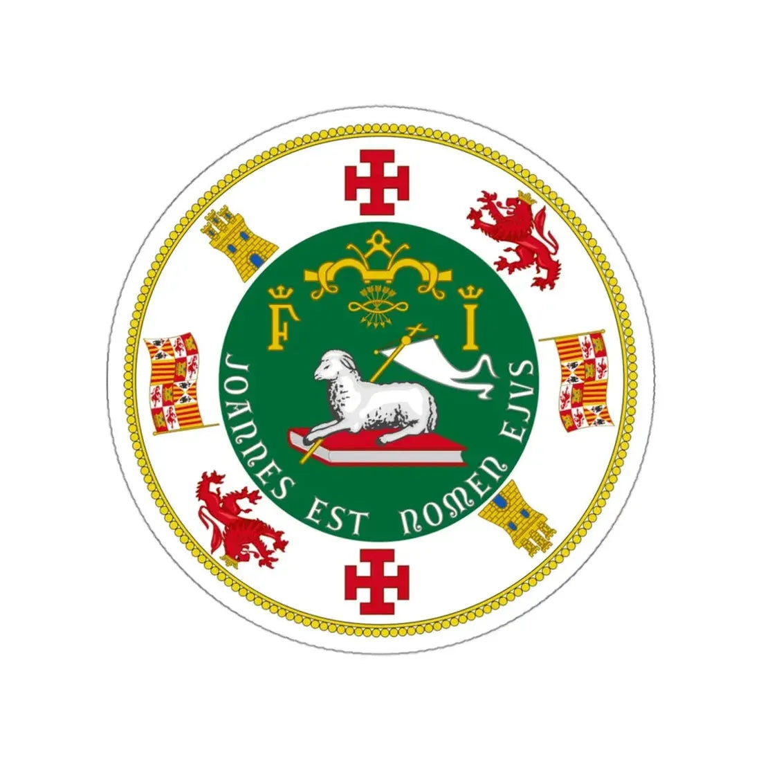 Seal of the Commonwealth of Puerto Rico STICKER Vinyl Die-Cut Decal 3 Inch - The Sticker Space