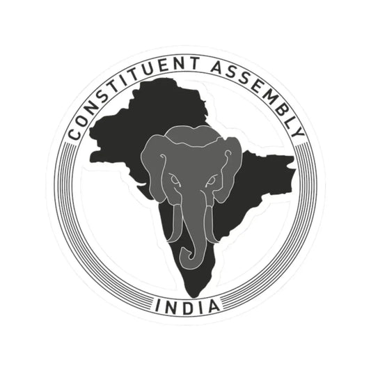 Seal of the Constituent Assembly of India (India) STICKER Vinyl Kiss-Cut Decal 2 Inch White - The Sticker Space