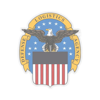 Seal of the Defense Logistics Agency - STICKER Vinyl Kiss-Cut Decal 3 Inch Transparent - The Sticker Space