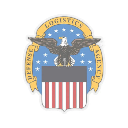 Seal of the Defense Logistics Agency - STICKER Vinyl Kiss-Cut Decal 4 Inch Transparent - The Sticker Space