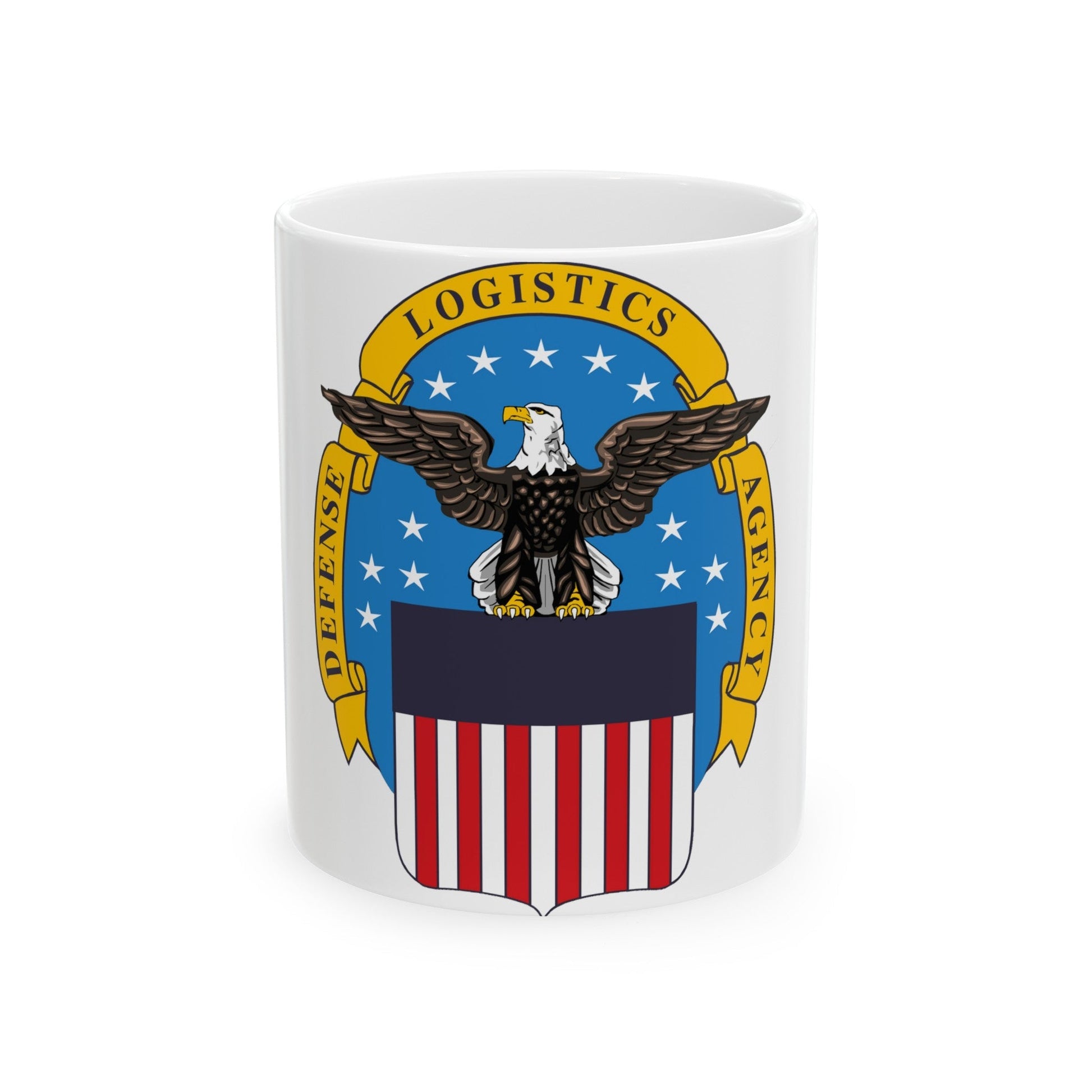 Seal of the Defense Logistics Agency - White Coffee Mug-11oz-The Sticker Space