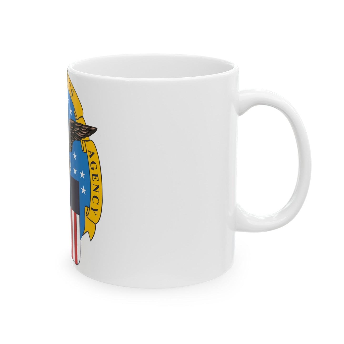 Seal of the Defense Logistics Agency - White Coffee Mug-The Sticker Space