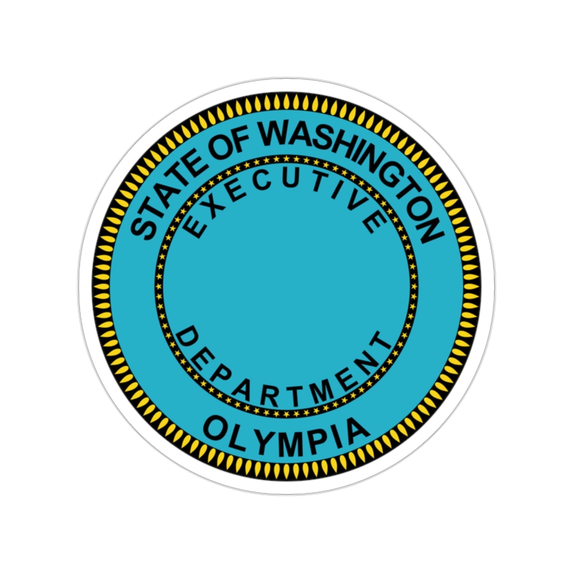 Seal of the Executive Department of Washington STICKER Vinyl Die-Cut Decal-2 Inch-The Sticker Space