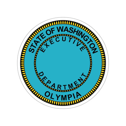 Seal of the Executive Department of Washington STICKER Vinyl Die-Cut Decal-4 Inch-The Sticker Space