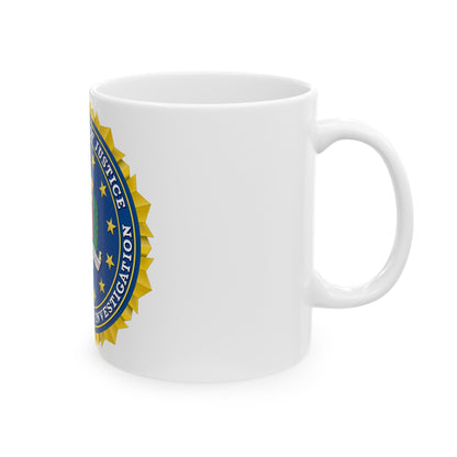 Seal of the Federal Bureau of Investigation - White Coffee Mug-The Sticker Space