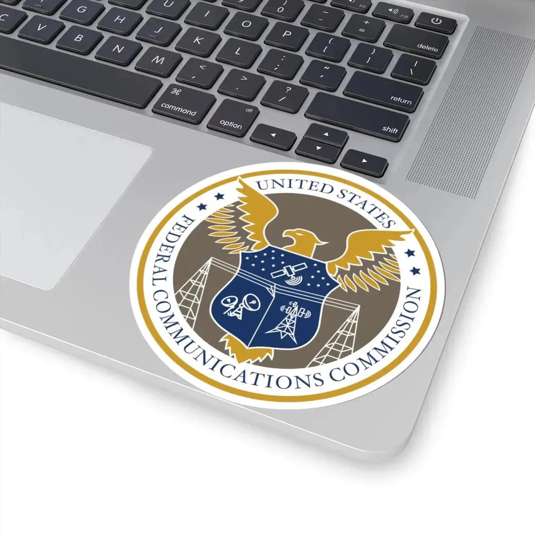 Seal of the Federal Communications Commission (United States) STICKER Vinyl Kiss-Cut Decal - The Sticker Space