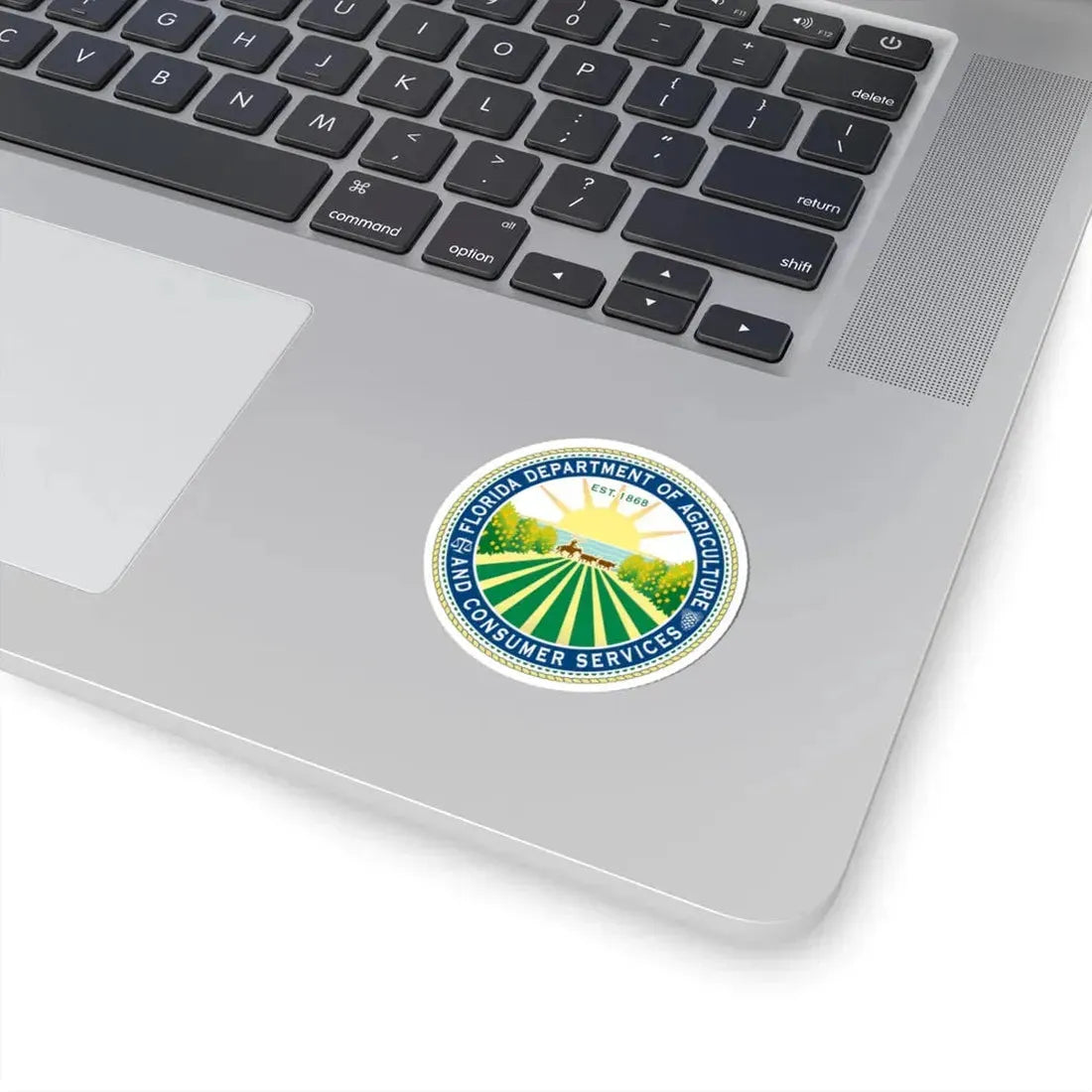 Seal of the Florida Department of Agriculture - STICKER Vinyl Kiss-Cut Decal - The Sticker Space
