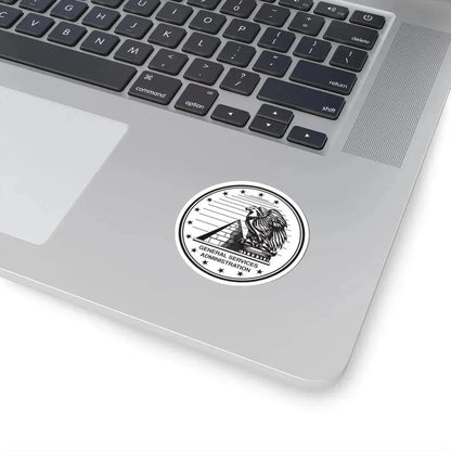 Seal of the General Services Administration - STICKER Vinyl Kiss-Cut Decal - The Sticker Space