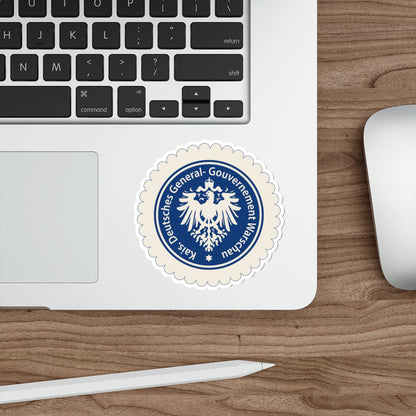 Seal of the Government-General of Warsaw STICKER Vinyl Die-Cut Decal-The Sticker Space