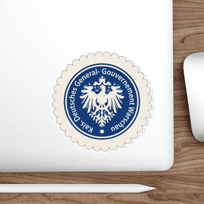 Seal of the Government-General of Warsaw STICKER Vinyl Die-Cut Decal-The Sticker Space