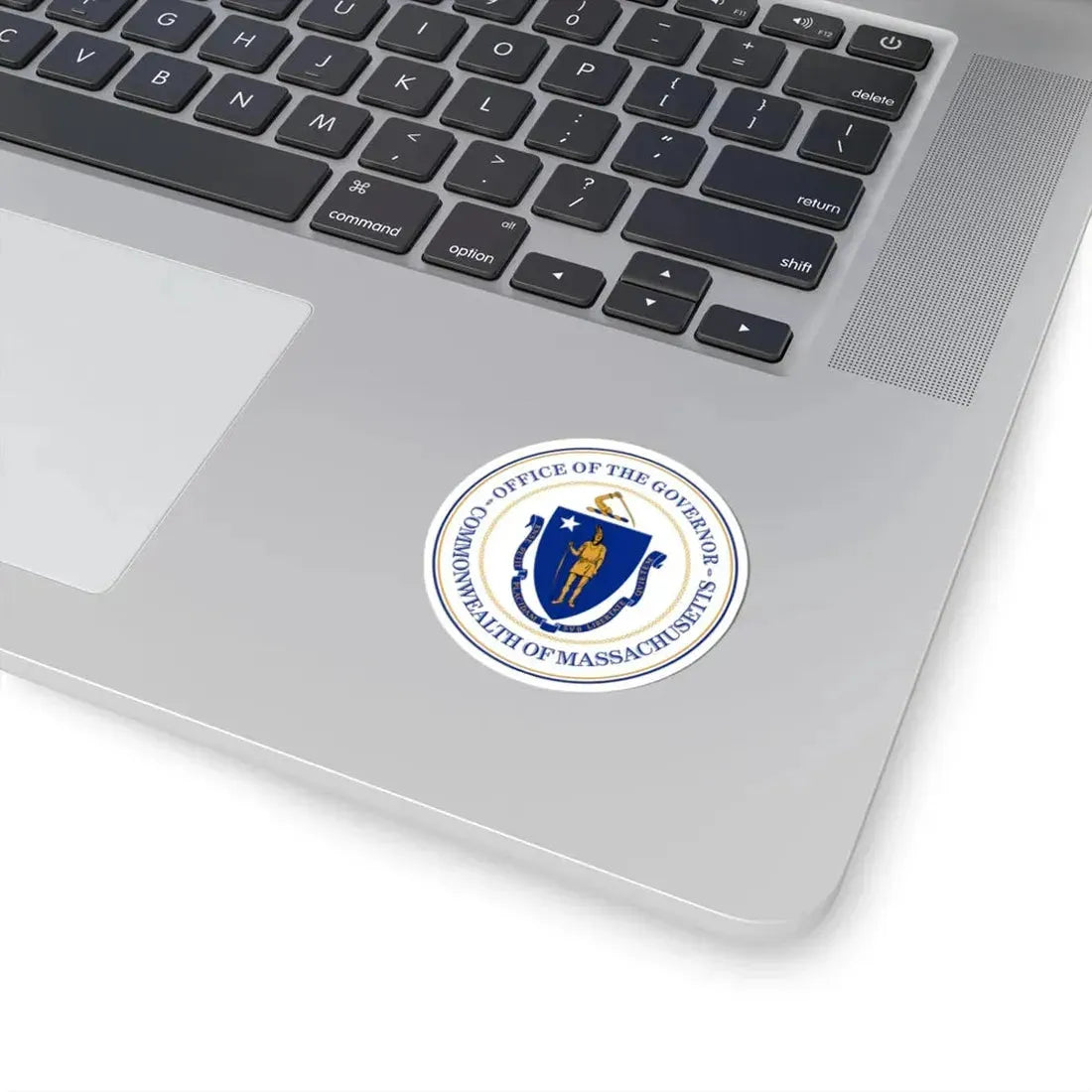 Seal of the Governor of Massachusetts - STICKER Vinyl Kiss-Cut Decal - The Sticker Space