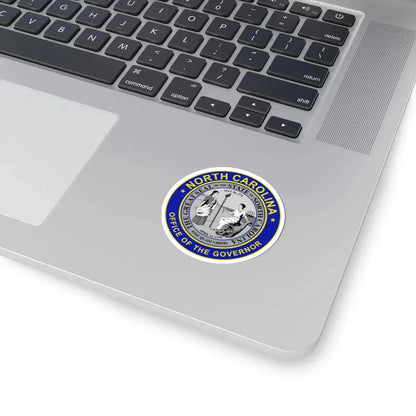 Seal of the Governor of North Carolina - STICKER Vinyl Kiss-Cut Decal - The Sticker Space