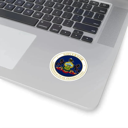 Seal of the Governor of Pennsylvania v2 - STICKER Vinyl Kiss-Cut Decal - The Sticker Space