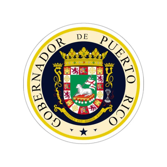 Seal of the Governor of Puerto Rico STICKER Vinyl Die-Cut Decal 2 Inch - The Sticker Space