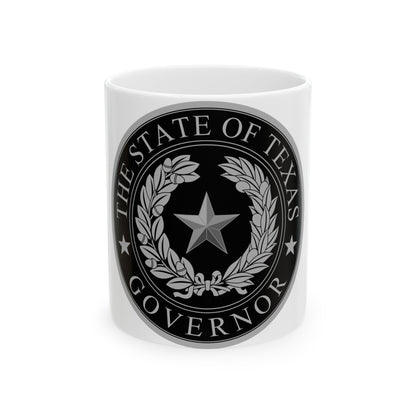 Seal of the Governor of Texas - White Coffee Mug-11oz-The Sticker Space