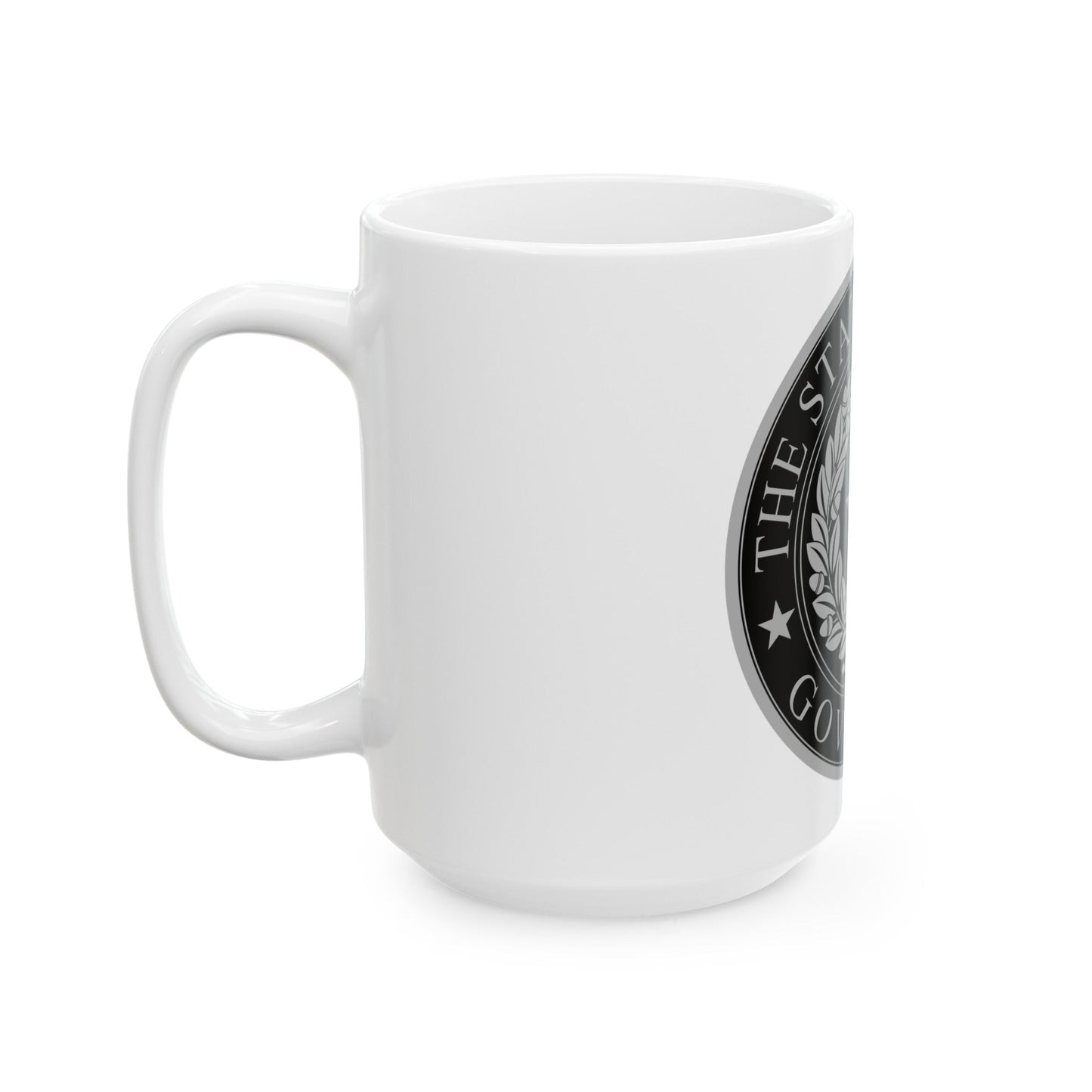 Seal of the Governor of Texas - White Coffee Mug-The Sticker Space