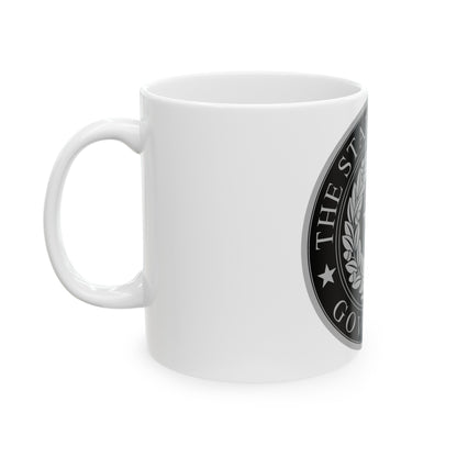 Seal of the Governor of Texas - White Coffee Mug-The Sticker Space