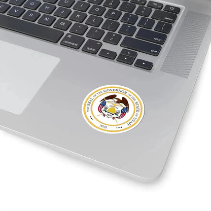 Seal of the Governor of Utah - STICKER Vinyl Kiss-Cut Decal - The Sticker Space