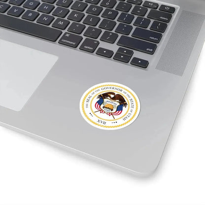 Seal of the Governor of Utah v2 - STICKER Vinyl Kiss-Cut Decal - The Sticker Space