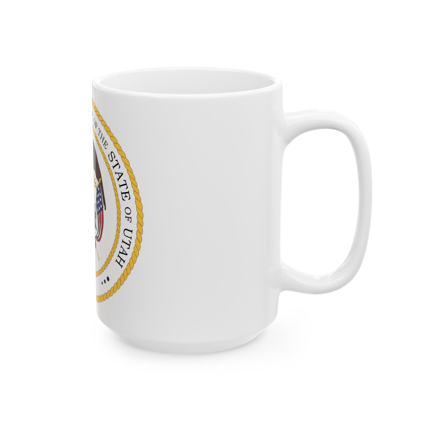 Seal of the Governor of Utah - White Coffee Mug-The Sticker Space